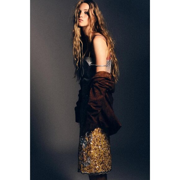 ZARA LIMITED EDITION EMBROIDERED BEADED - Picture 3 of 5